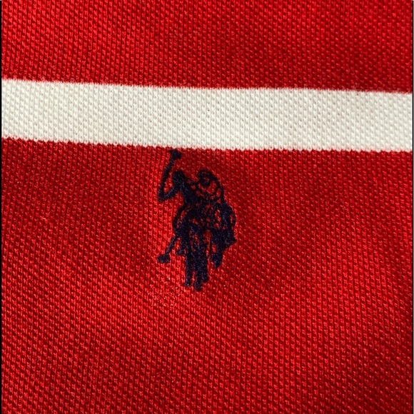 🔴⚪️ U.S. Polo Assn. Sporty Pique Polo Shirt M🔴⚪️ - Picture 7 of 8
